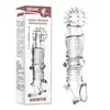 Série Prazer Cristal de Besta de Quatro Atributos Conjunto Raiz de Dragão Dente de Lobo para Homens, Anel de Aperto de Longa Duração, Anel de Bloqueio, Brinquedo Sexual Adulto