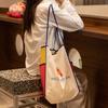 Nueva Bolsa de Compras Plegable para Supermercado, Bolsa de Comestibles Portátil y Ecológica, Bolso de Mano para Mujer, Bolsa de Almacenamiento de Gran Capacidad para Viaje