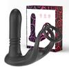 Vibrador Anal Prostático Telescópico de Doble Anillo para Hombres Control Remoto Inalámbrico Masajeador de la Zona Trasera Juguete Sexual para Adultos