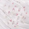 24 Peças de Unhas Postiças Rosa Chiclete Estampa de Leopardo Olho de Gato Estilo Francês Doces e Femininas Decoradas com Laço e Diamante Manicure
