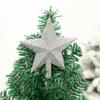 Decoraciones para Árbol de Navidad, Adornos Colgantes, Estrella para la Punta del Árbol, Decoraciones Creativas de Navidad, Adornos de Estrella de Cinco Puntas Tridimensionales con Polvo Pegajoso, Accesorios
