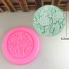 Molde de Silicona para Decoración de Cupcakes de Boda con Forma Redonda de Flor de Peonía DIY Molde para Pastel Hecho a Mano Herramienta de Azúcar Invertido