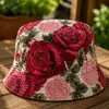 Colección de sitios web independientes transfronterizos nuevos de 2026: Sombrero de pescador y sombrero para el sol versátiles de arcoíris con estampado digital 3D y bordado acolchado, aptos para hombres y mujeres