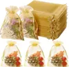 Bolsa Transparente de Organza Bolsa de Regalo de Boda Joyería Fiesta Navidad Vacaciones Jabón de Baño Empaque de Cosméticos Suministros