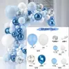 Cadena de Globos de Cumpleaños Transfronteriza Set de Globos de Látex Globos de Decoración para Apertura de Fiesta en Amazon Globos para Arreglos de Cumpleaños