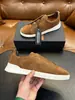 Bestseller transfronterizo: Zapatos casuales de cuero mate, ante de piel de vaca, zapatillas versátiles de caña baja multicolor para hombre, para el día a día