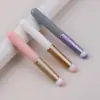 Pincel para Labios Transfronterizo con Tapa, Pincel Pequeño Redondo para Teñido Dizzy, Mini Pincel Multifuncional para Corrector con Cerdas Suaves, Pincel Portátil para Labios