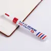 Venta caliente transfronteriza bolígrafo de pintura de doble punta bolígrafo de pintura metálica bolígrafo marcador de color juego de bolígrafos marcadores marcador de bolígrafos al por mayor