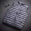 Chaleco Ligero de Plumas para Cintura para Hombre Talla Extra Grande Chaleco Talla Extra Grande Chaqueta de Plumas Ultraligera Delgada Gordo