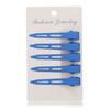 Suministro directo de fábrica clip de pinza de tenedor único de 5.5cm color caramelo moda niños clip de pico de pato pintado a mano metal exquisito flequillo