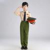 Conjunto de roupas de camuflagem infantil Roupas militares para meninos Forças especiais Roupas de classe escolar primária e secundária Poliéster Algodão Roupas infantis Moda de outono Roupas infantis