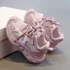 Zapatillas de cuero de moda para niños 2026 primavera y otoño nuevas suela blanda zapatos de papá para niñas zapatos casuales versátiles para niños