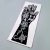 Coleção Decorativa de Tatuagem Transfronteiriça Pintada à Mão Modelo de Mãos e Pés Vazados Renda Criativa Adesivo de Tatuagem para o Corpo Humano Modelo de Pomada de Henna