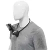 Nova Câmera Esportiva Liberação Rápida Forte Magnético Silicone Montagem de Pescoço para Celular Perspectiva em Primeira Pessoa Antichoque Transmissão ao Vivo