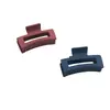 Pinza de Garra Mate de 6.5 cm Cuadrada Rectangular Pinza Sencilla Elegante Pasador para Recogido Grande Pinza de Tiburón Accesorio