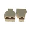 Cabo de rede RJ45 de oito núcleos, um-dois divisores, três vias, cabeça 8p8c, encaixe de telefone rj11 através da cabeça de quatro núcleos