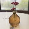 Adornos de Jarrón Vintage de Lujo Ligero Patrón de Panal Jarrón de Color Jarrón Creativo Seco Vidrio Hidropónico Arreglo Floral Decoración Suave