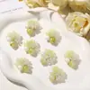 Cores frescas e naturais em estilo floresta, blocos de cor, flores de miçangas, brincos fofos e juvenis DIY para mulheres, acessórios de cabelo, presilhas de cabelo, botões, flores para sapatos, acessórios