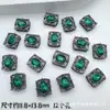 Nova Caixa Mágica Redonda Borboleta Coração Estrela de Cinco Pontas Anel Espaçador de Contas Oito Furos Superfície Pulseira de Contas DIY Acessórios para Colar