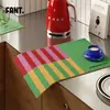 Tapete de Drenagem para Cozinha Coreana Tapete Absorvente de Diatomito para Bancada de Bar Tapete Isolante Anti-Queimadura Lugar Americano Tapete de Mesa Tapete para Secar Louça