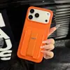 Adequado para Capa de Celular Porta-Cartões Textura de Couro iPhone 18 Pro Max, Capa Protetora Anti-Queda Apple 17 com Slot para Cartão e Toque de Pele 16