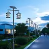 Lanterna Solar Luz de Jardim 6m Super Brilhante Bateria de Lítio LED Poste Alto Nova Construção Rural Poste de Rua Externo Novo