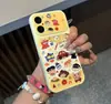 Capa de desenho animado Shin-chan adequada para Apple 17 Pro Max, proteção total, anti-queda, toque de pele, design simples, capa Corning para iPhone 15