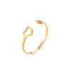 Venta Caliente Transfronteriza Europea y Americana Joyería de Anillo Abierto con Cadena Regular Multicapa Anillo de Cadena de una Sola Fila Simple de Acero Inoxidable
