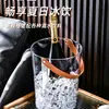 Celebridade da Internet Balde de Gelo Doméstico Balde de Gelo Transparente Bar Ktv Champanhe Cerveja Vermelha Suprimentos de Hotel Balde de Lanche Comercial