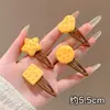 Presilhas de Cabelo de Bolinhas Estilo Coreano para Mulheres, Presilhas Bico de Pato para Franja, Presilhas Laterais Exclusivas de Alta Qualidade, Venda por Atacado de Pentes de Cabelo