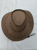 Chapéu de Cowboy Ocidental Chapéu de Camuflagem para Exterior Masculino Chapéu de Cavaleiro da Estepe Mongol Chapéu de Viagem Chapéu para Performance de Palco