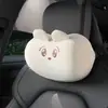 Almohada Cervical para Reposacabezas de Coche, Cojín de Asiento de Coche de Espuma Viscoelástica Lindo de Seda de Hielo, Almohada Lumbar, Cojín Universal para Coche para Todas las Estaciones