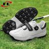 Calçados de Golfe Masculinos e Femininos Direto da Fábrica Antiderrapantes Resistentes ao Desgaste Fivela Rotativa Casuais para Casal Calçados Confortáveis e Respiráveis