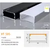 Canal de Aluminio para Luz Lineal LED al por Mayor del Fabricante, Luz Lineal con Borde, Canal de Luz de Aleación de Aluminio, Perfil de Canal de Aluminio para Luz Lineal
