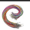 Collar hecho a mano, cuerda de cuero de color de 2 mm, hilo encerado de Corea del Sur, cuerda de cuero, accesorios de joyería para bricolaje, collar, cuerda, cuerda colgante