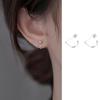 Pendientes Doudou con gancho para la oreja, diseño de nicho para mujer, estilo moderno y elegante, con personalidad, sencillos y con agujeros para las orejas, accesorios para las orejas.