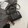 Bolsa de Ombro para o Dia a Dia, Simples e Estilosa, para Mulheres, Design de Nicho Verão 2026, Nova Bolsa Quadrada Pequena Color-Blocking