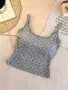 Estilo dulce y seductor, espalda cruzada sexy, espalda muy descubierta, diseño de lunares calados, nueva prenda exterior de nicho, espalda hermosa, se puede usar por dentro y por fuera, top de tirantes