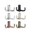 Herrajes Modernos de Gancho Doble Gancho para Colgar Ropa Gancho de Metal Nórdico Ropa Baño Puerta de Armario para Colgar en la Pared Colgante de Pared Ganchos para Colgar en la Pared