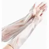 Guantes de cocina desechables para lavar platos, limpiar, lavar ropa y lavar verduras, impermeables, largos, antideslizantes y engrosados