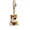 Pingente Original de Pelúcia para Bolsa West Highland, Pingente Chaveiro de Cachorrinho Rabiscado, Presente de Boneco de Desenho Animado