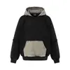 Sudadera con capucha Magic Bear Estilo Retro Americano Lavada Desgastada Desconstruida Dobladillo Crudo Estilo Páramo Peso Pesado Street Rock