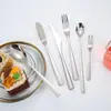 Amazon Aço inoxidável 304 Talheres Nova Era faca e garfo colher faca de bife colher de café pronta entrega