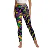 Ropa de Mujer para el Carnaval 2026 Leggings para Mujer Pantalones Estampados Digitalmente de Plumas a Cuadros Pantalones Deportivos de Yoga Mallas