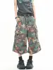 Venta Directa de Fábrica Verano Casual Americano Fresco Lavado Retro Pantalones Cortos de Mezclilla para Hombre Rectos Holgados Versátiles de Cinco Puntos