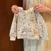 Conjunto de Otoño para Niñas 2026 Estilo Nuevo: Stylish y Linda Sudadera con Capucha y Mangas Largas de Dibujos Animados para Niñas Pequeñas