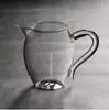 Xícara de Fair de Vidro Borossilicato Alto Estilo Japonês, Infusor de Chá Transparente Resistente ao Calor, Conjunto Grande de Chá Kung Fu, Separação de Chá e Água