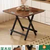 Mesa de jantar dobrável barraca de mercado noturno portátil mesa quadrada casa pequena apartamento alugado mesa de jantar dormitório para fazer lição de casa
