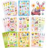 Sticker de Elementos de Huevo de Pascua Manualidades DIY Scrapbook Clip Art Impresión de Sticker de Conejo de Huevo de Pascua
