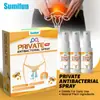 Sumifun Spray para Picazón Vaginal para Mujer Paquete de 3 Exportación Transfronteriza Cuidado Privado Espuma Limpiadora y Desodorante Spray Directo de Fábrica Cabello